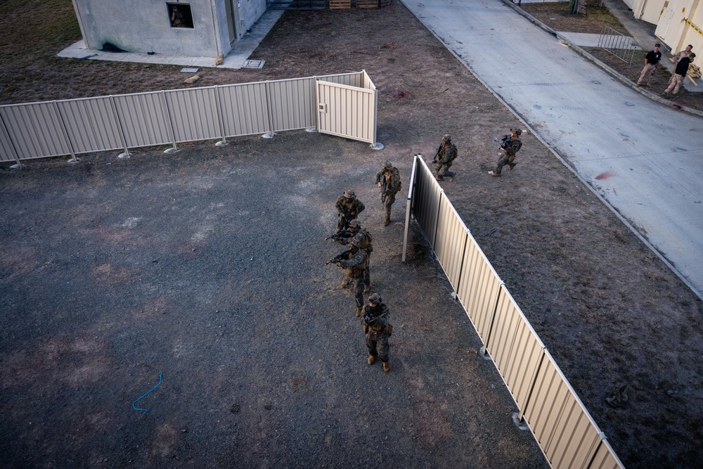 U.S. Marines Conduct Expeditionary Operations Training Group Certification Exercise