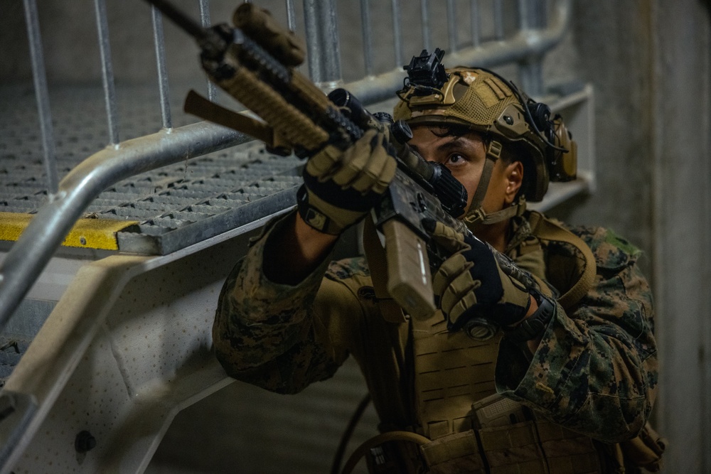 U.S. Marines Conduct Expeditionary Operations Training Group Certification Exercise