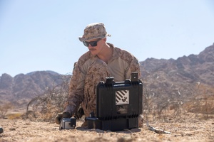 Explosive ordnance Marines detonate C4 to dispose of volatile material (Radio)
