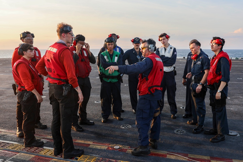 Live-Fire Exercise onboard USS Iwo Jima