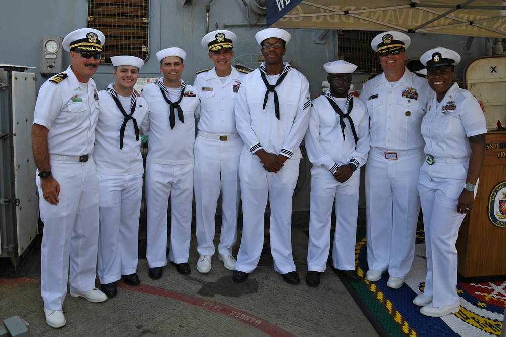 USS The Sullivans returns home from Deployment