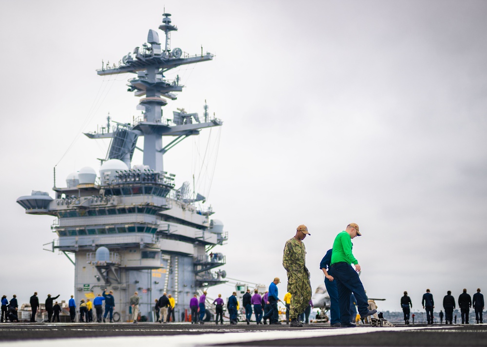 USS Theodore Roosevelt FOD Walkdown