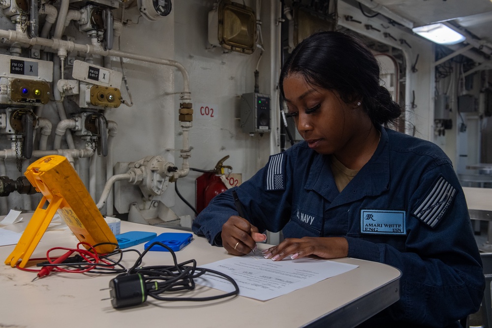 USS Theodore Roosevelt Electrical Safety Tests