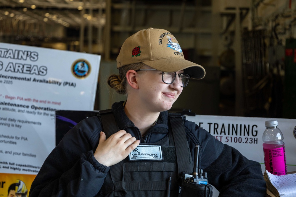 USS Theodore Roosevelt Watch Standers