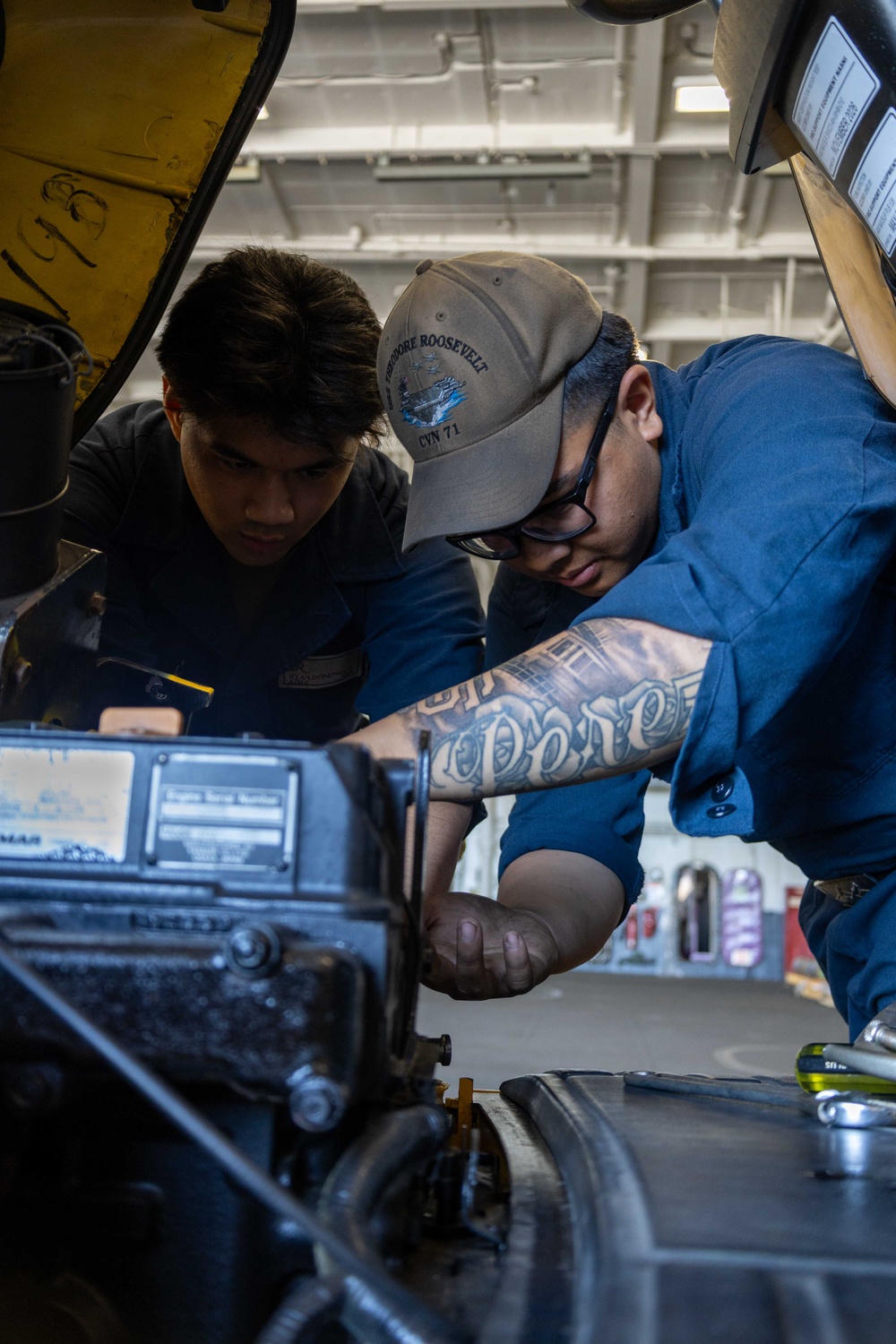 USS Theodore Roosevelt Maintenance