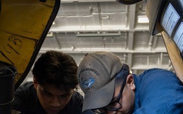 USS Theodore Roosevelt Maintenance