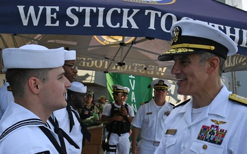USS The Sullivans returns home from Deployment