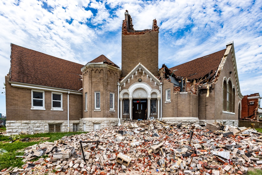 Tornado Destroys Church in North St. Louis