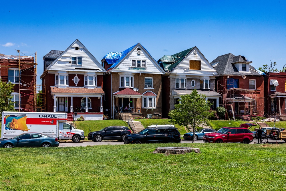 Tornado Damage in St. Louis, Missouri