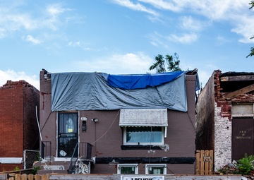 Tornado Damage in North St. Louis, Missouri