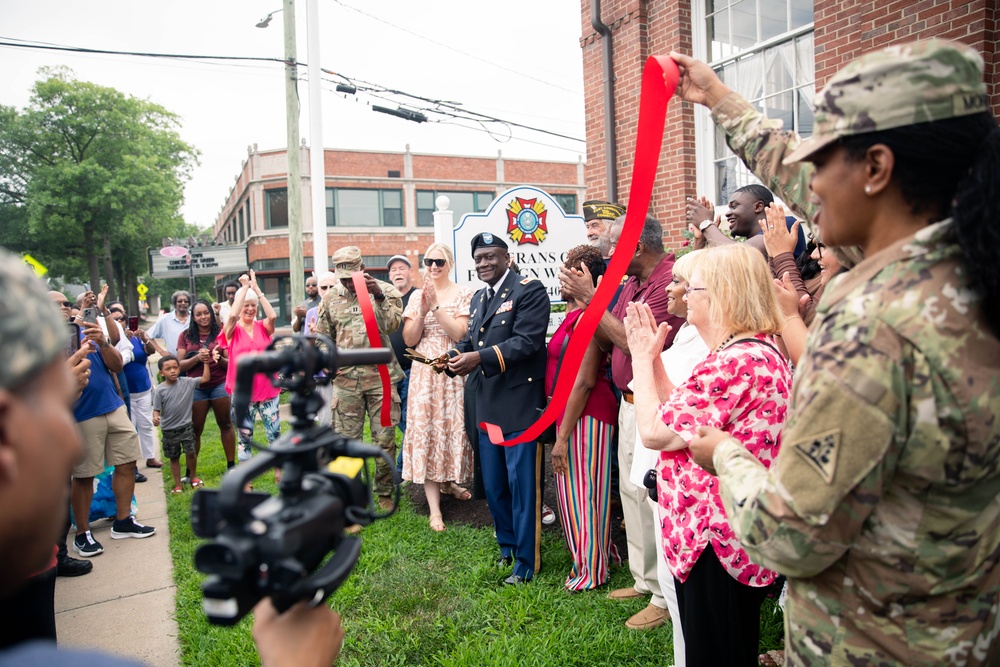 Retired Col. Robert M. Nugent Honored at Ribbon Cutting Ceremony for Revitalized VFW Post