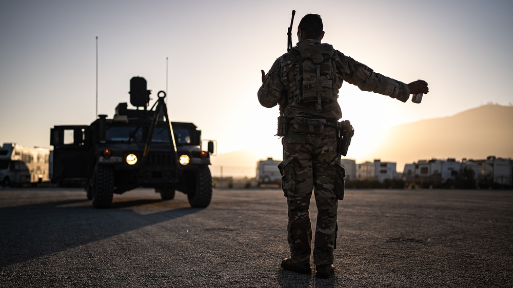 Soldiers support federal operation in Southern California