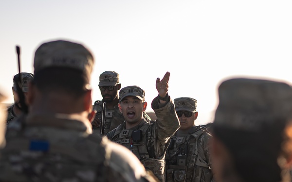 Soldiers support federal operation in Southern California