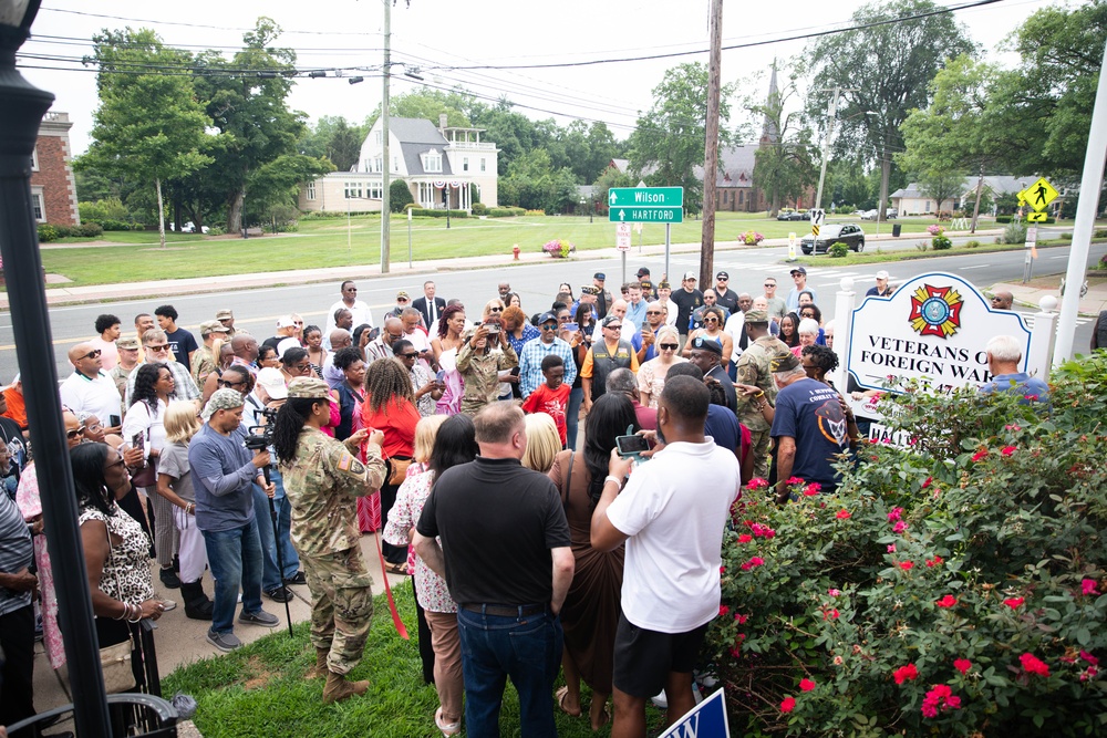 Retired Col. Robert M. Nugent Honored at Ribbon Cutting Ceremony for Revitalized VFW Post