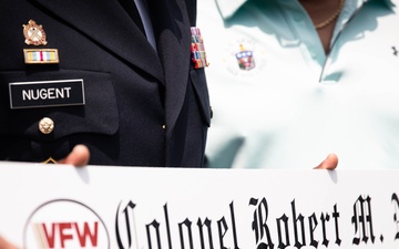 Retired Col. Robert M. Nugent Honored at Ribbon Cutting Ceremony for Revitalized VFW Post