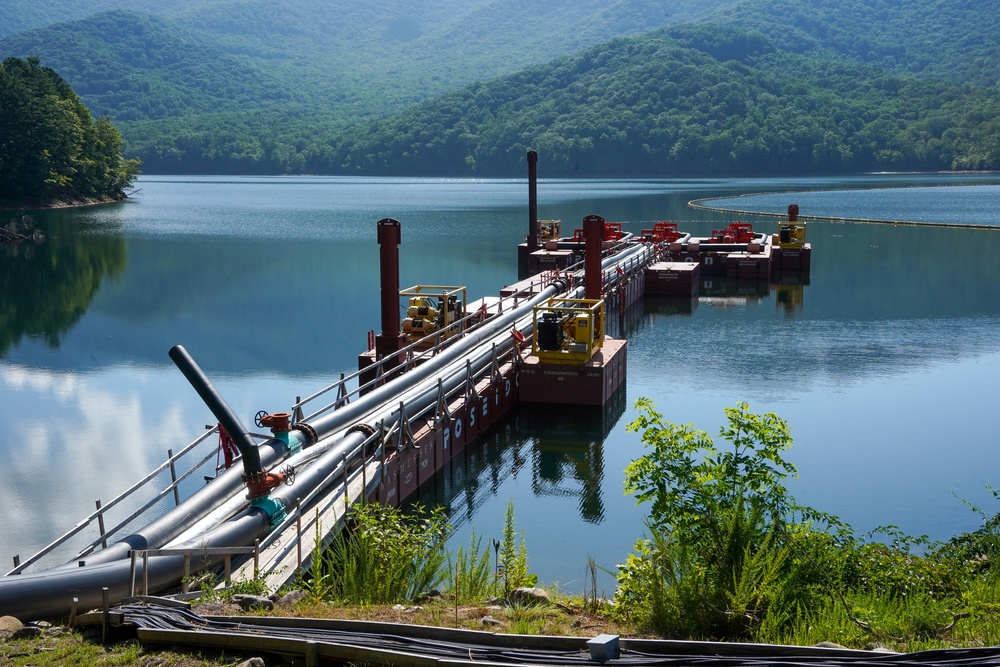Burnette Reservoir Turbidity Reduction System in Black Mountain, North Carolina