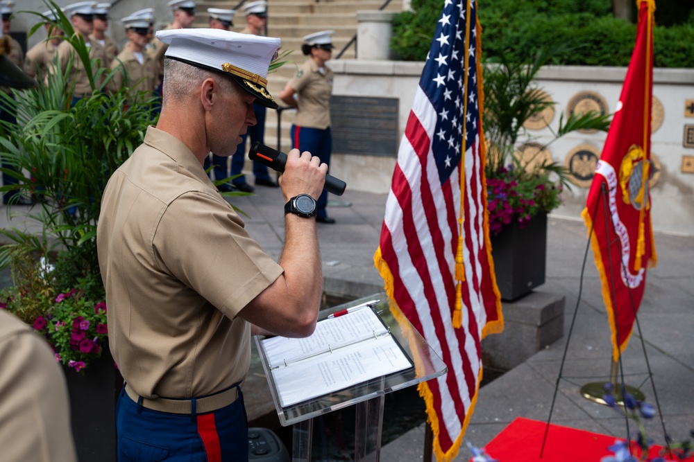 Marine Week Chicago 2025:  Wreath Laying Ceremony