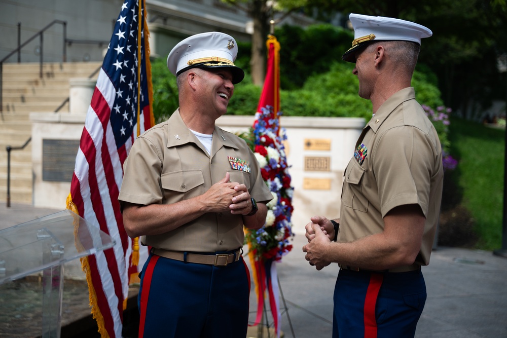 Marine Week Chicago 2025:  Wreath Laying Ceremony