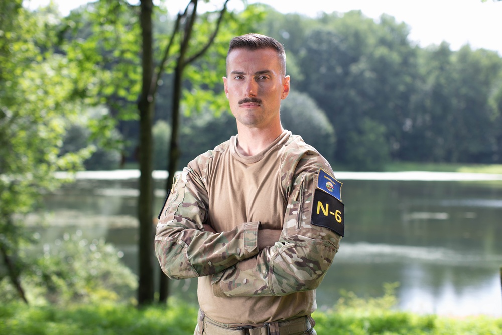 Sgt. Matthew Lee competes in the 2025 Best Warrior Competition