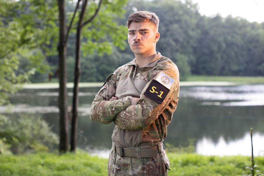Spc. Adam Andrews competes in the 2025 Best Warrior Competition