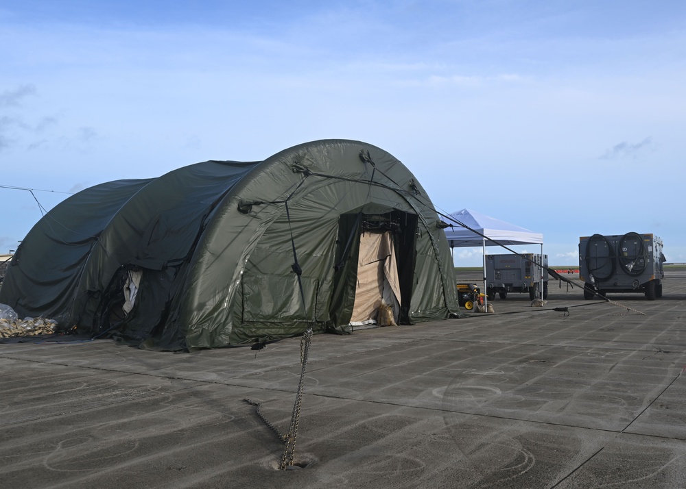 354th AEW CIC build C2 shelter for REFORPAC 25