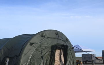 354th AEW CIC build C2 shelter for REFORPAC 25