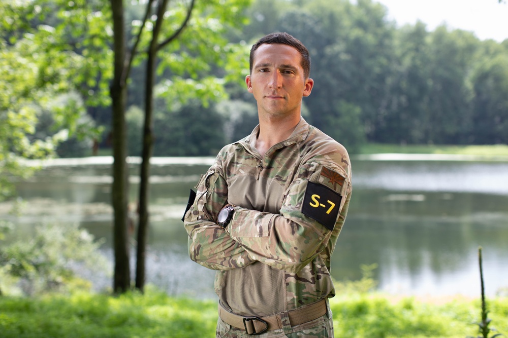 Sgt. Michael Fouts competes in the 2025 Best Warrior Competition