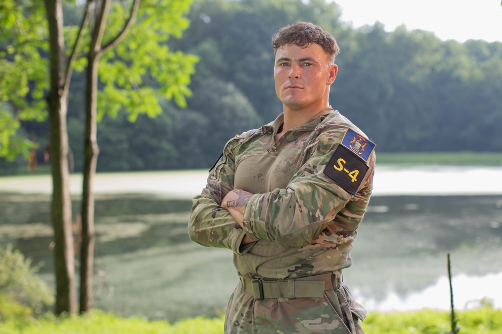 Spc. Logan J. Rutledge competes in the 2025 Best Warrior Competition