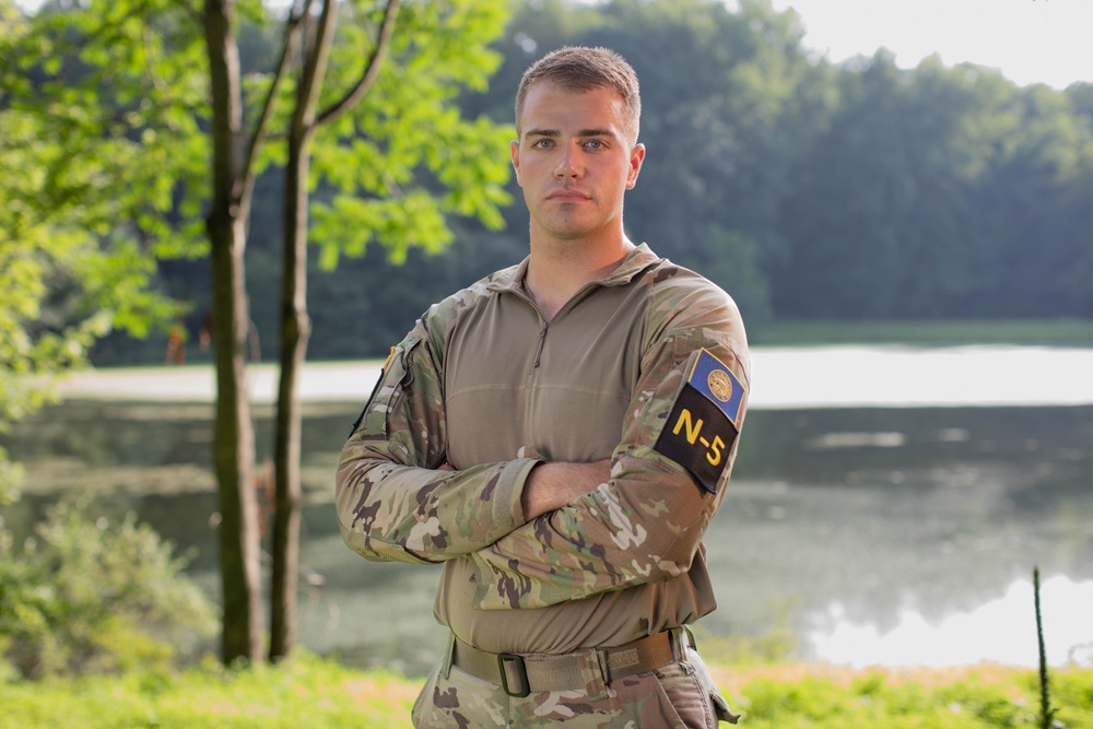 Sgt. Luke Entz competes in the 2025 Best Warrior Competition