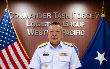 Royal Thai Navy Vice Admiral Benjapon Rusakul Visits COMLOG WESTPAC, July 10, 2025