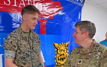 USAG Okinawa Hosts a Recognition Ceremony for a USMC Corporal