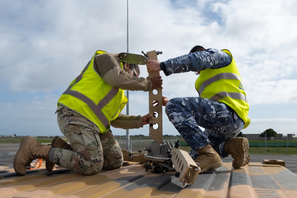 Comms established at Talon Shield
