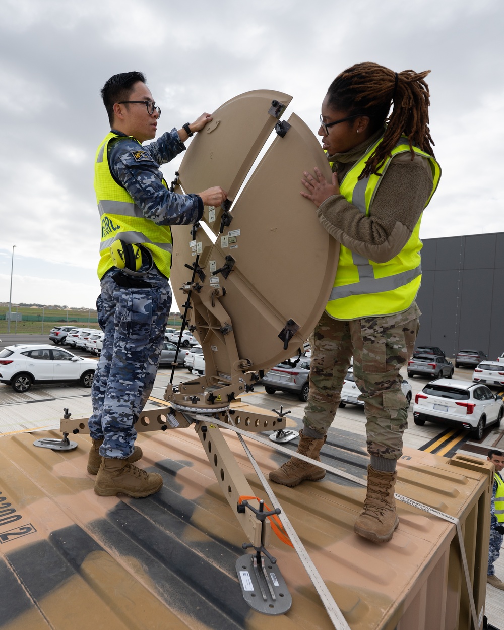 Comms established at Talon Shield