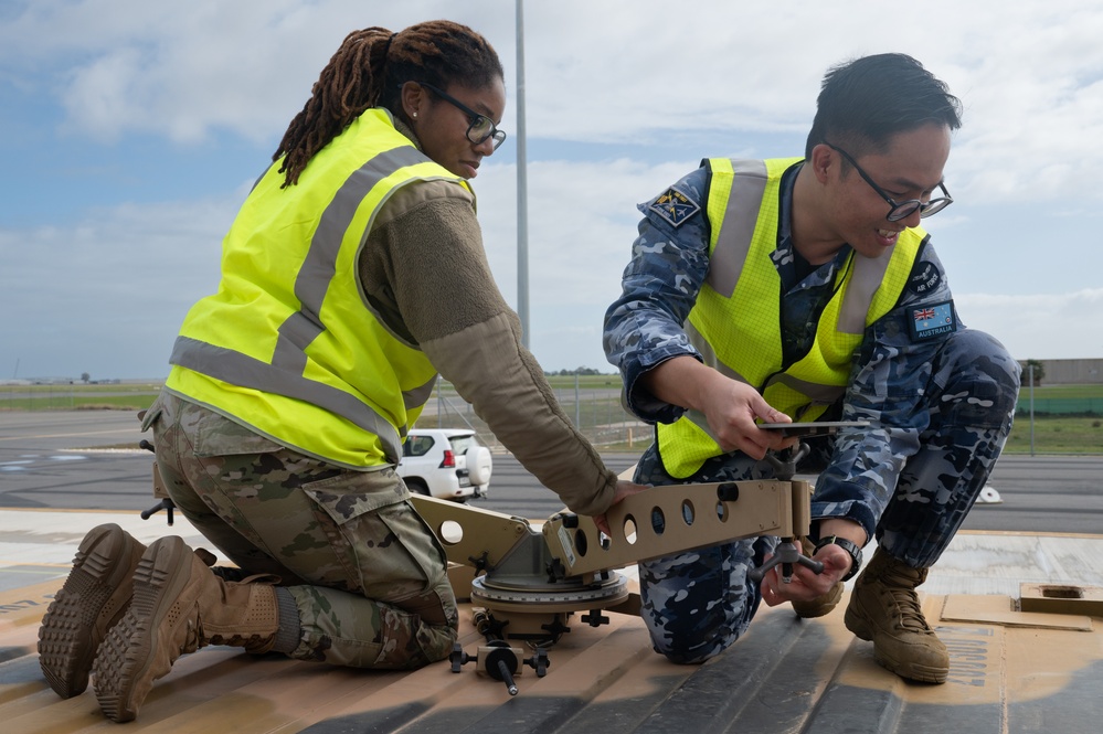 Comms established at Talon Shield