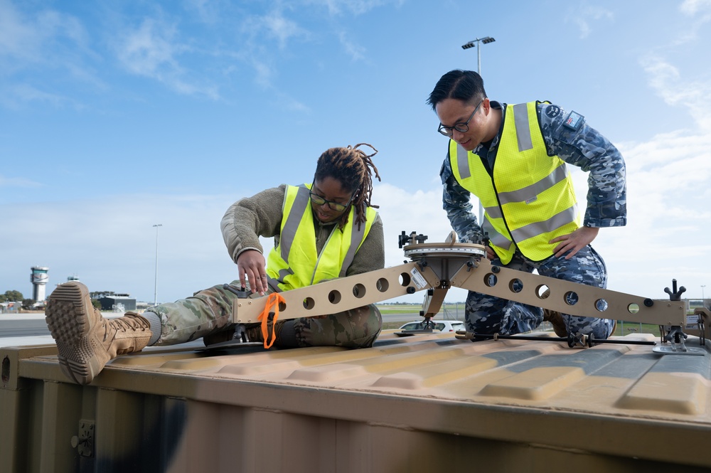 Comms established at Talon Shield