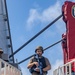 USS Ralph Johnson Sailors Conduct Anti-Terrorism Drills while In-Port NSF Diego Garcia