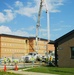 July 2025 construction operations for South Barracks Project at Fort McCoy