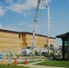 July 2025 construction operations for South Barracks Project at Fort McCoy