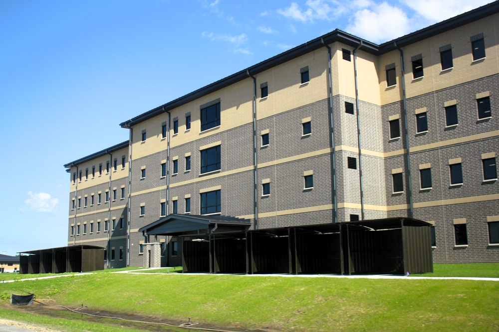 July 2025 construction operations for South Barracks Project at Fort McCoy