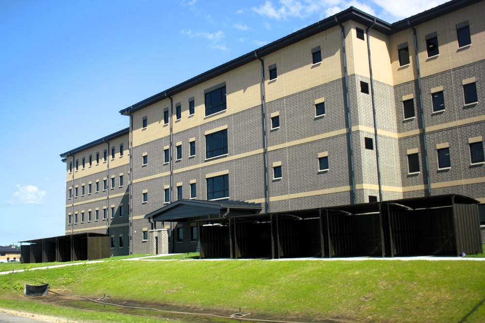 July 2025 construction operations for South Barracks Project at Fort McCoy