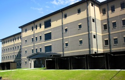 July 2025 construction operations for South Barracks Project at Fort McCoy