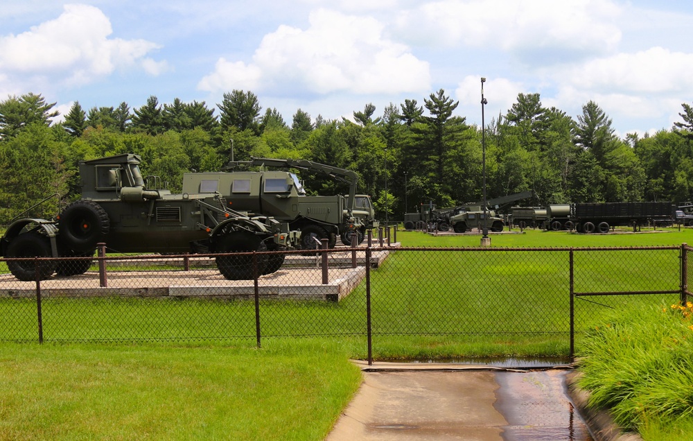 Equipment Park at Fort McCoy's Commemorative Area