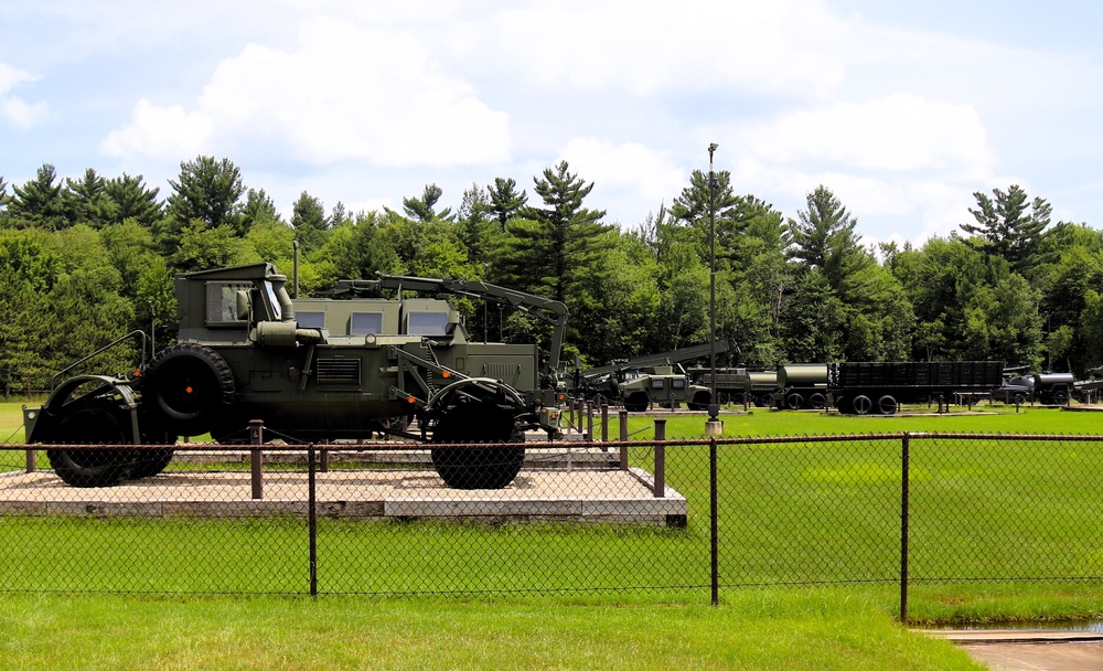 Equipment Park at Fort McCoy's Commemorative Area