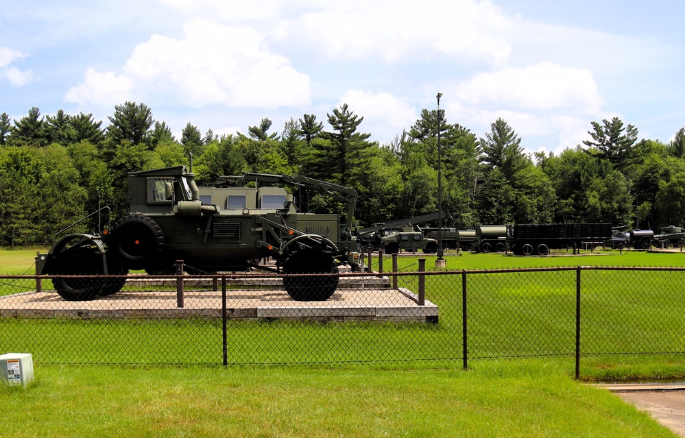 Equipment Park at Fort McCoy's Commemorative Area