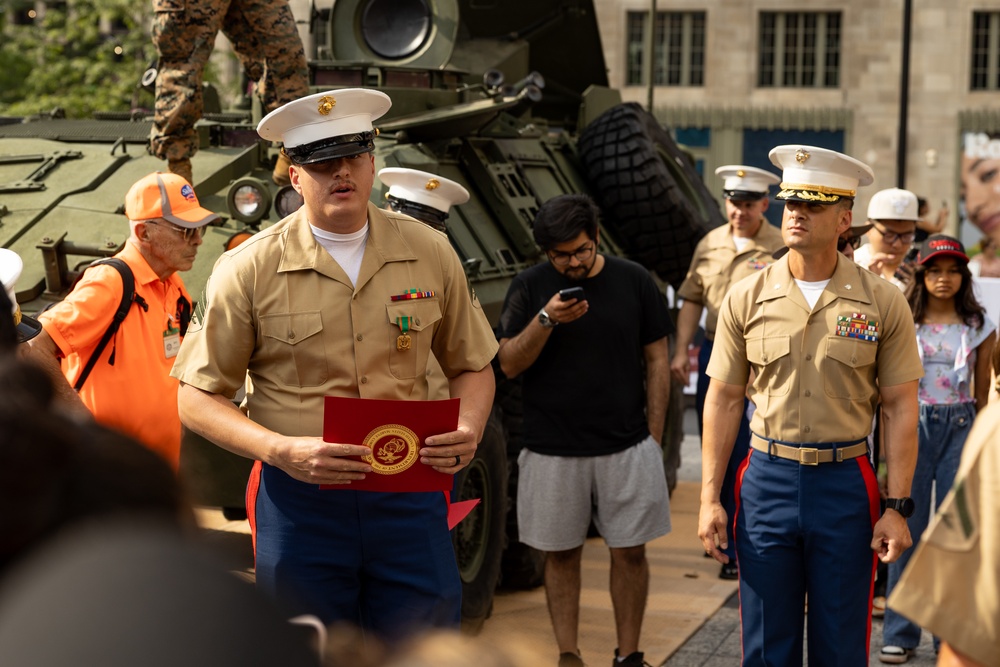 Marine Week Chicago 2025: Awards Ceremony at the Static Display