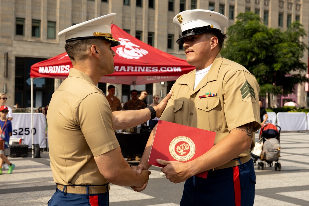 Marine Week Chicago 2025: Awards Ceremony at the Static Display