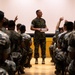 III MEF Sgt. Maj. Christopher Adams holds townhall meeting on Camp Hansen