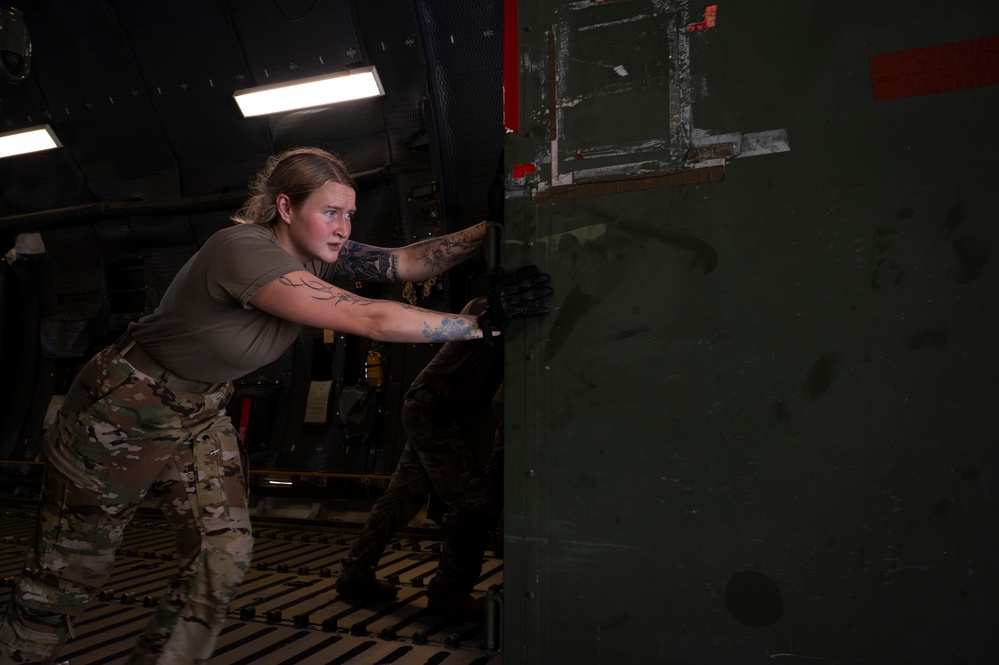 C-5 brings the Rapid Global Mobility at Andersen AFB during DLE 2025