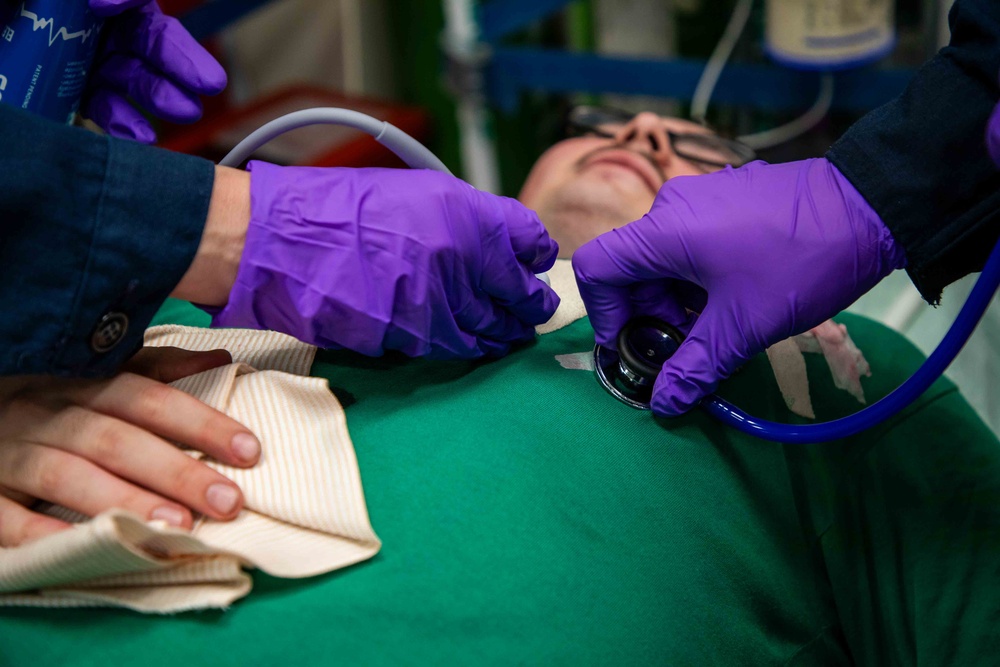 George Washington Conducts Mass Casualty Drill