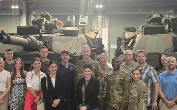 1st AD’s top leader, Congressional staff delegation visit Powidz APS-2 worksite